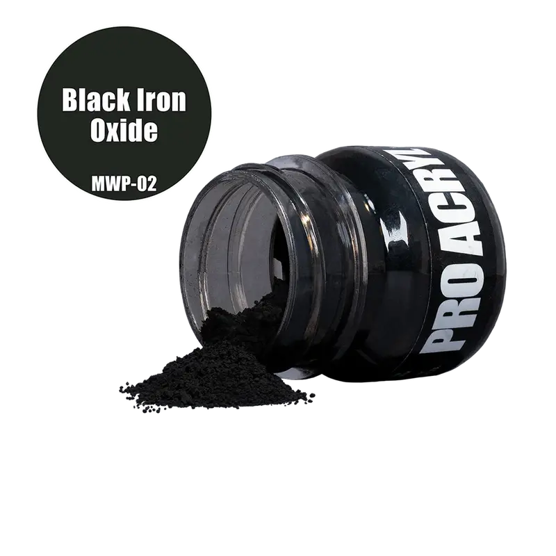 Pro Acryl Weathering Pigments 02 - Black Iron Oxide 2