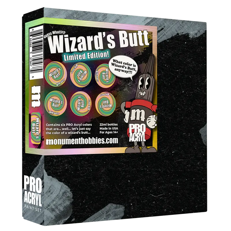 Pro Acryl Wizard's Butt Set!- Limited Run 2