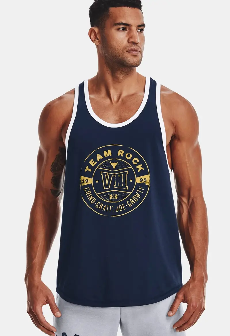 Project Rock Team Rock Men's Tank 1370484-408 1