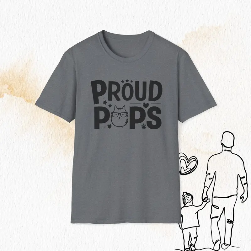 Proud Pops Cotton Men T-Shirt 10
