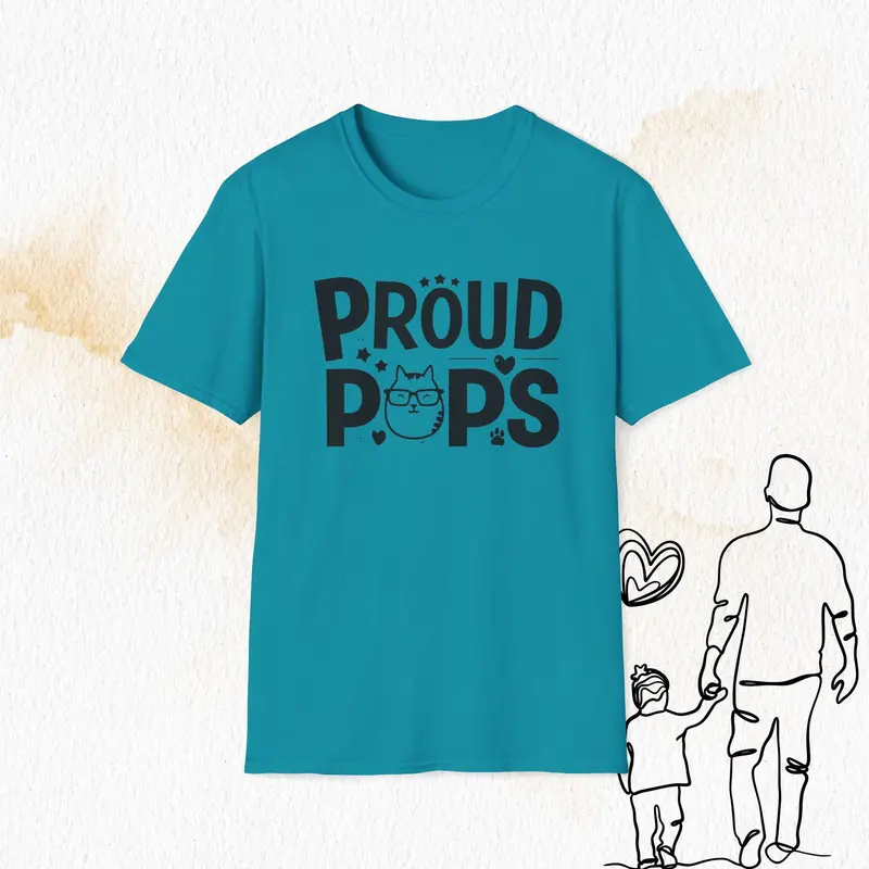 Proud Pops Cotton Men T-Shirt 11