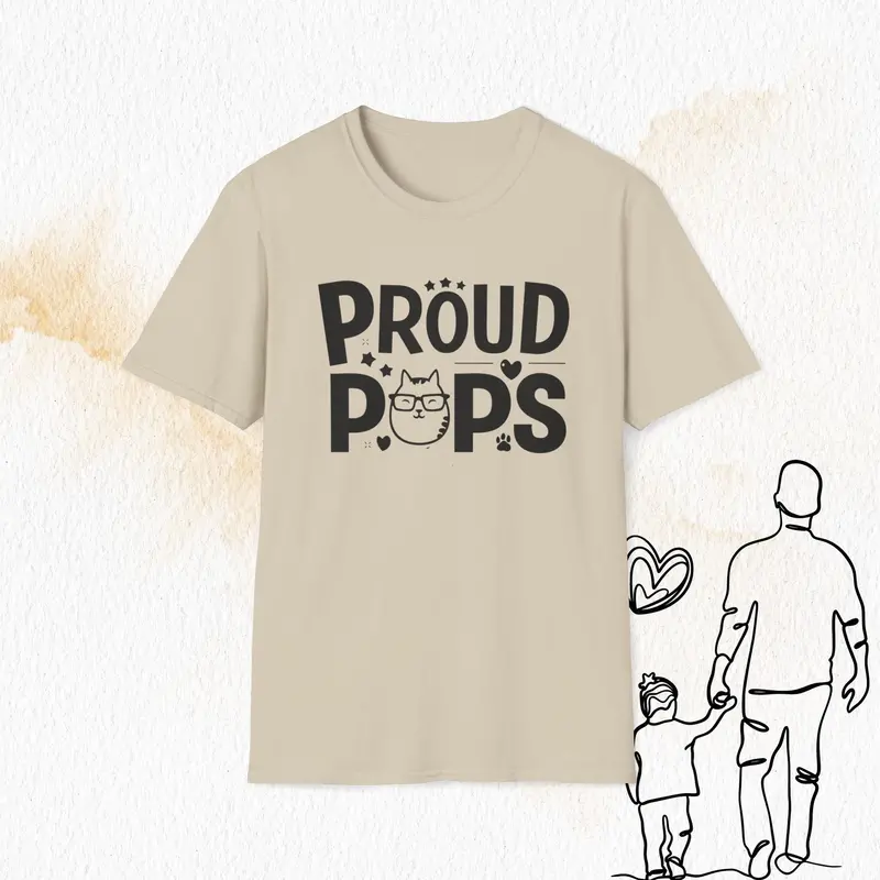 Proud Pops Cotton Men T-Shirt 12