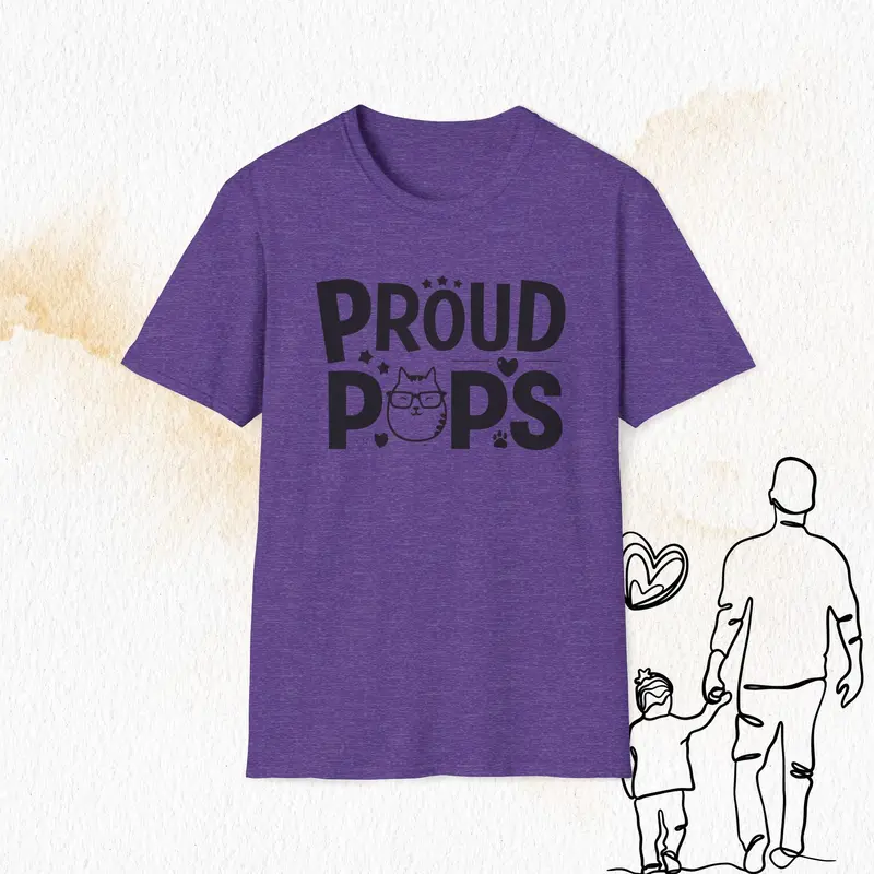 Proud Pops Cotton Men T-Shirt 12