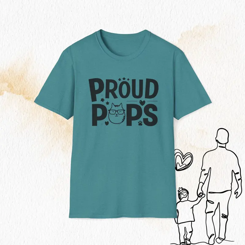 Proud Pops Cotton Men T-Shirt 14