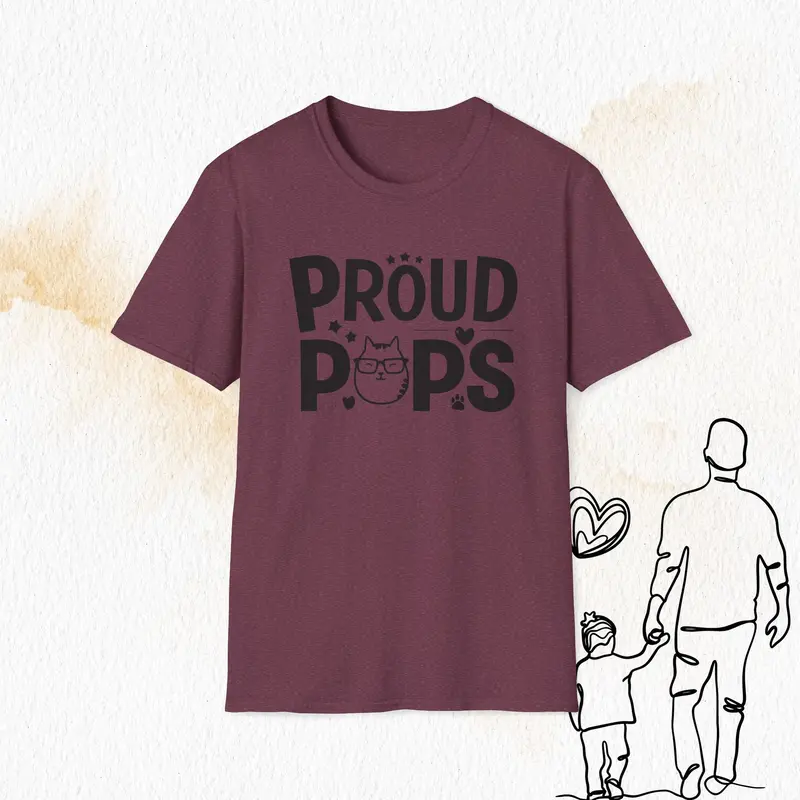 Proud Pops Cotton Men T-Shirt 15