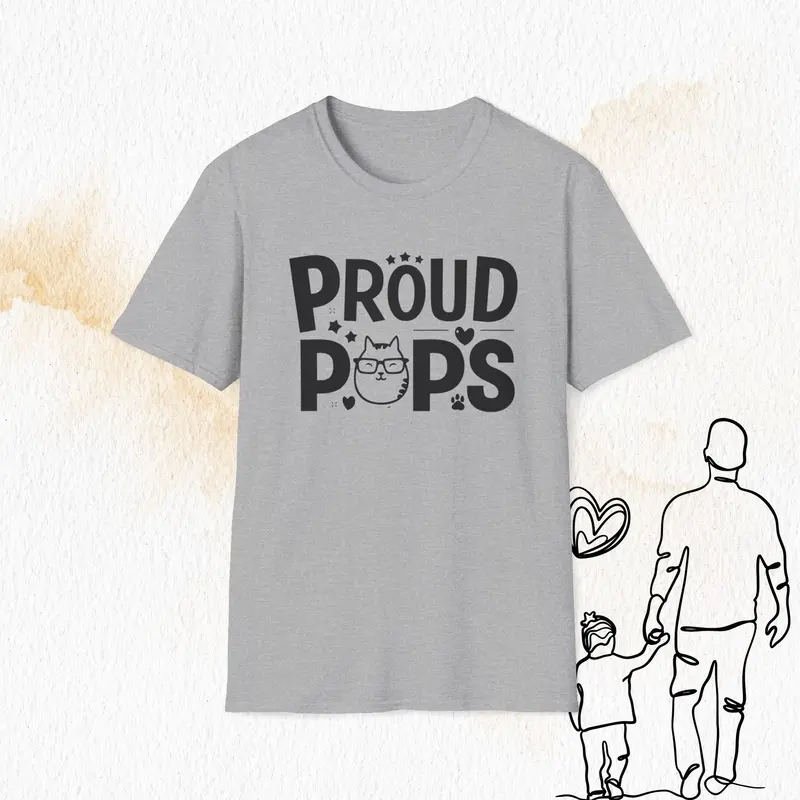 Proud Pops Cotton Men T-Shirt 15