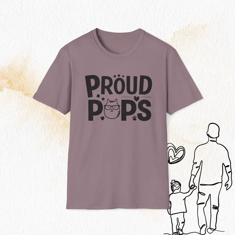 Proud Pops Cotton Men T-Shirt 16