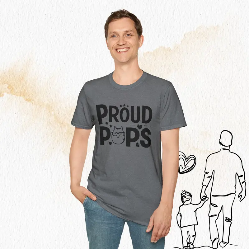 Proud Pops Cotton Men T-Shirt 23