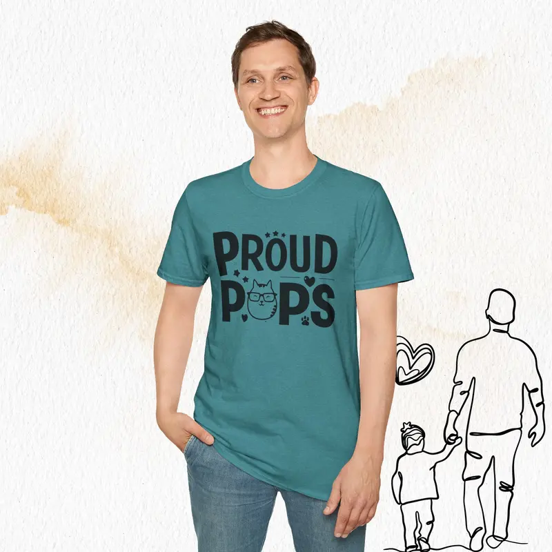 Proud Pops Cotton Men T-Shirt 24
