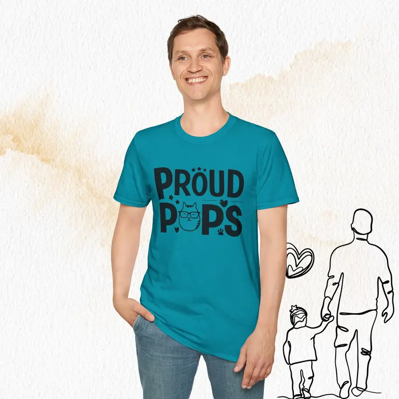 Proud Pops Cotton Men T-Shirt 25