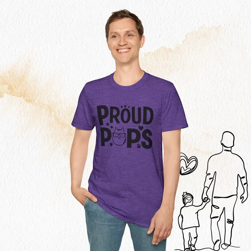 Proud Pops Cotton Men T-Shirt 27