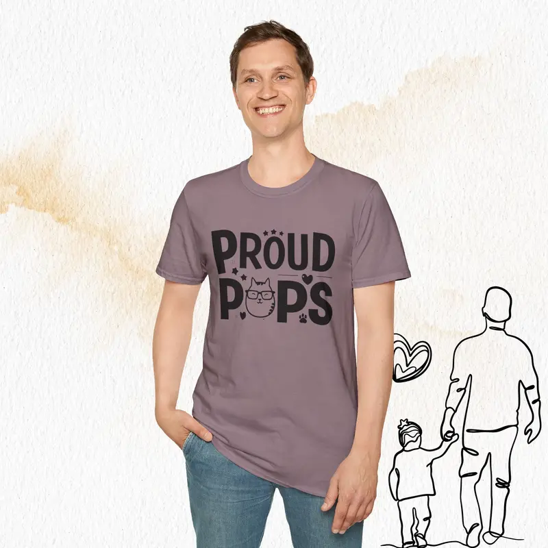 Proud Pops Cotton Men T-Shirt 28