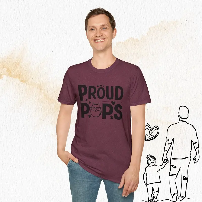 Proud Pops Cotton Men T-Shirt 29