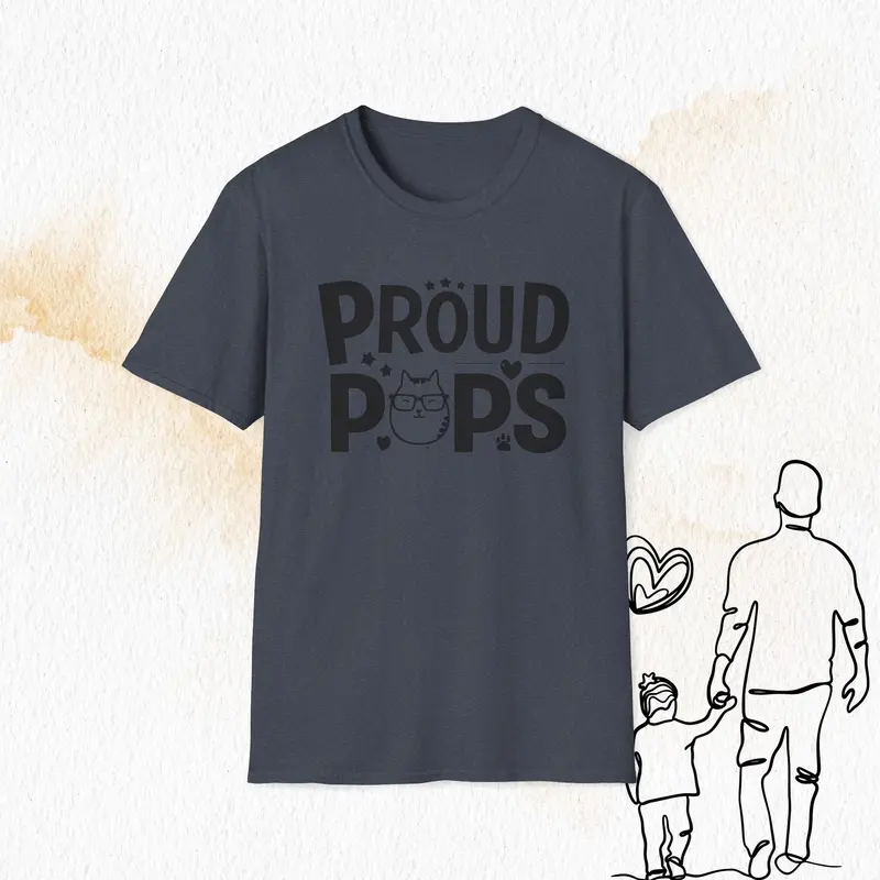Proud Pops Cotton Men T-Shirt 3