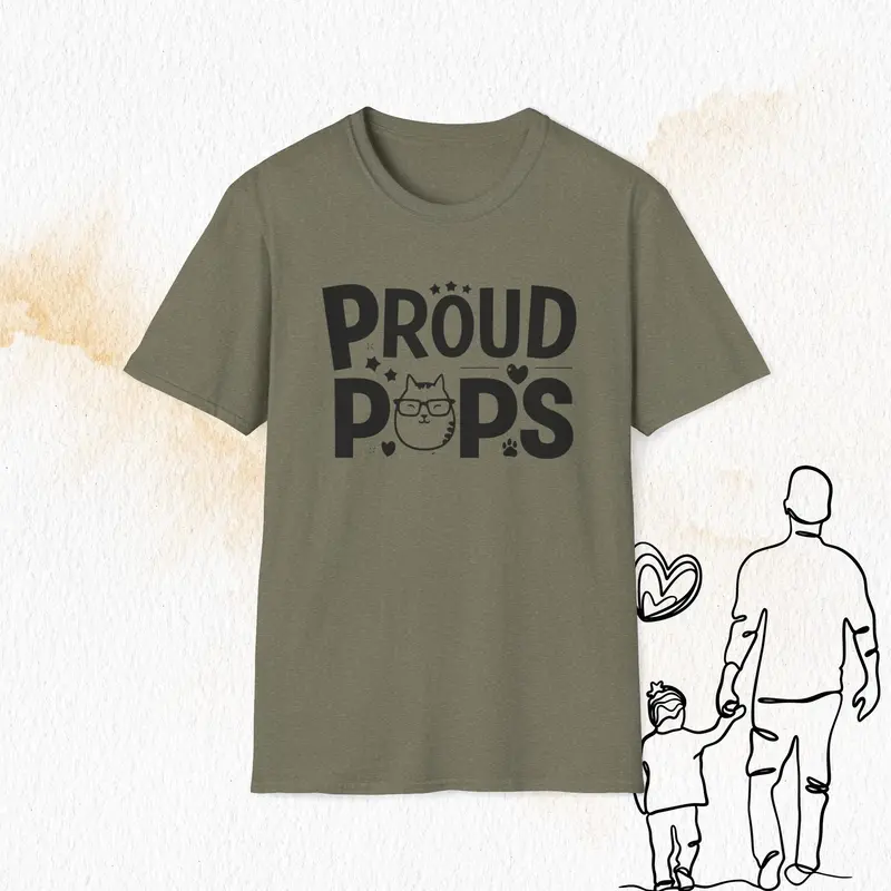 Proud Pops Cotton Men T-Shirt 9