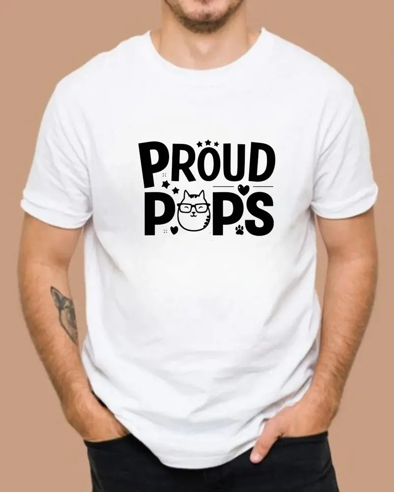 Proud Pops Cotton T-Shirt 4