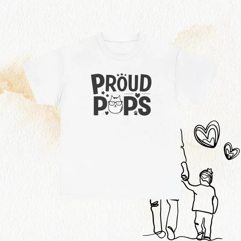 Proud Pops Cotton T-Shirt 5