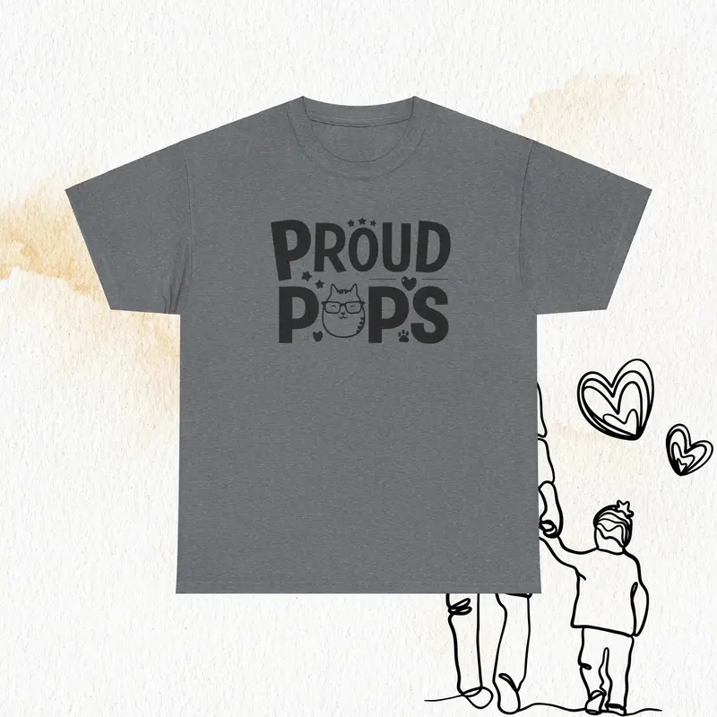 Proud Pops Cotton T-Shirt 7