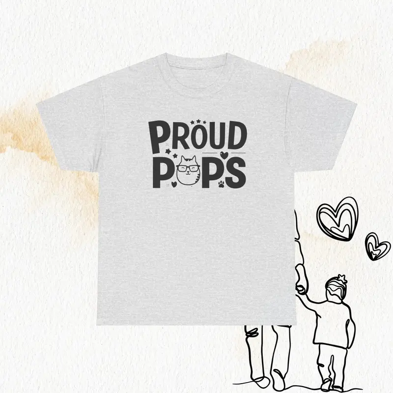 Proud Pops Cotton T-Shirt 8