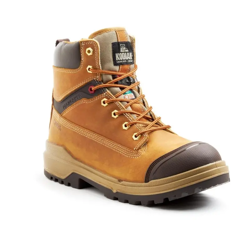 Proworker Master Men's 6" Composite Toe Work Boot With Bumper Toe Kd0a4tdgfwe - Tan 2