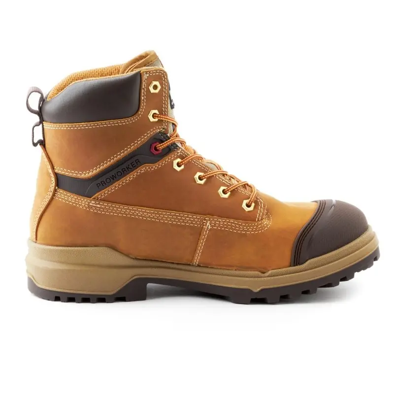 Proworker Master Men's 6" Composite Toe Work Boot With Bumper Toe Kd0a4tdgfwe - Tan 3