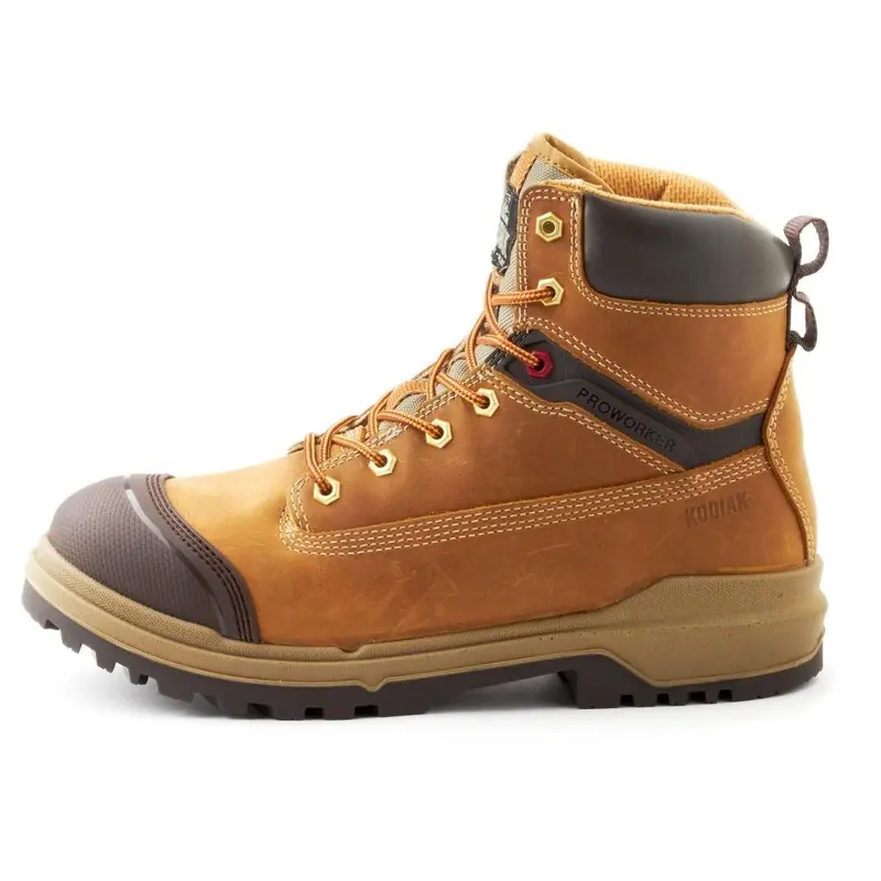 Proworker Master Men's 6" Composite Toe Work Boot With Bumper Toe Kd0a4tdgfwe - Tan 4