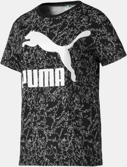 Puma Ladies Classics Logo Tee Aop 595965 01 1