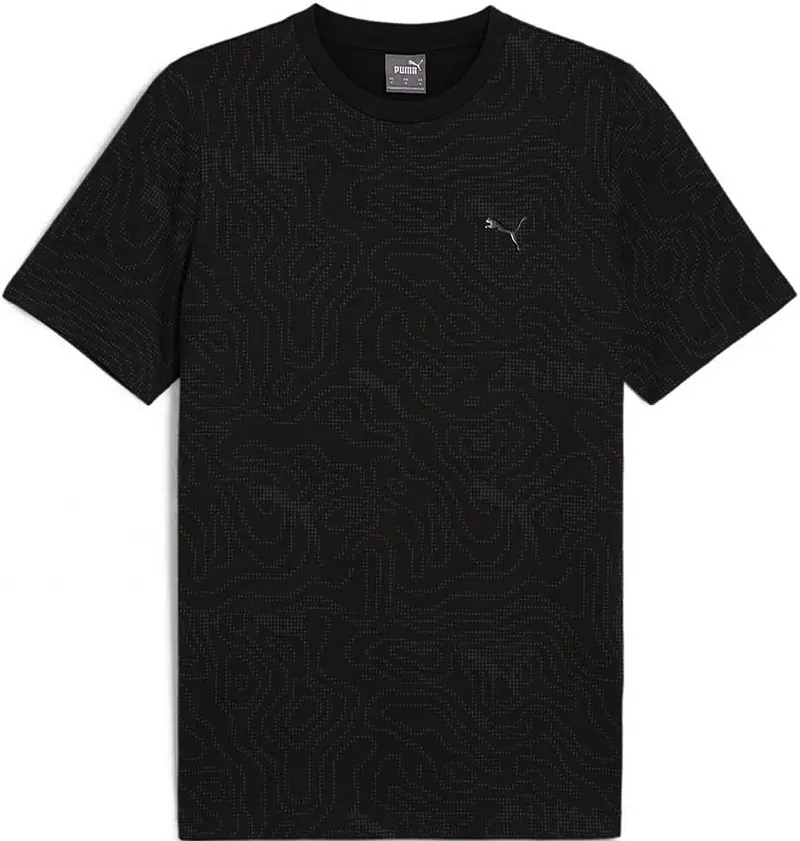 Puma Open Road Aop Tee Black Men's T-Shirt Black 68165601 1