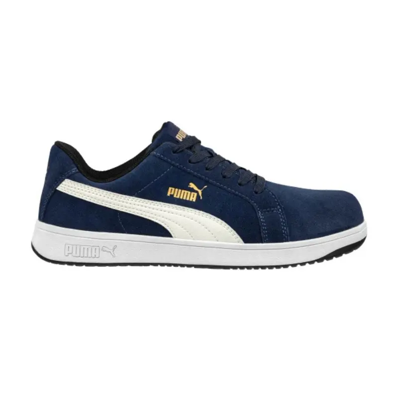 Puma Work Iconic Sd Men's Composite Toe Athletic Work Csa Shoe 640023 - Navy 1
