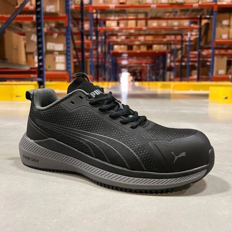 Puma Work Slide Men's Composite Toe Athletic Work Csa Shoe 645143 - Black/Grey 1