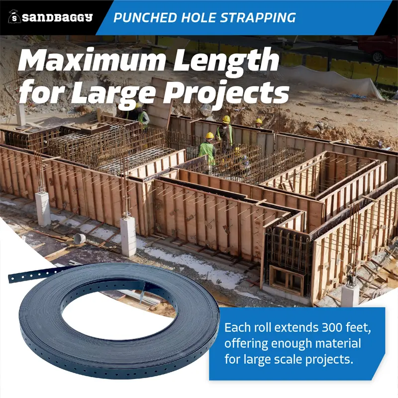 Punched Hole Strapping - Heavy-Duty Perforated Metal Strap 5