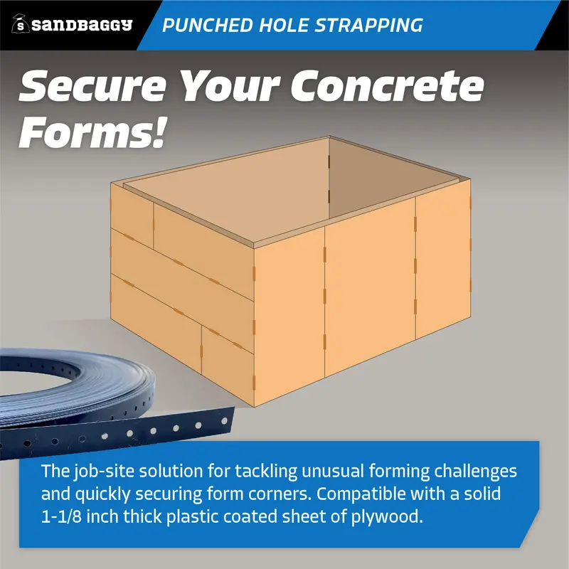 Punched Hole Strapping - Heavy-Duty Perforated Metal Strap 8