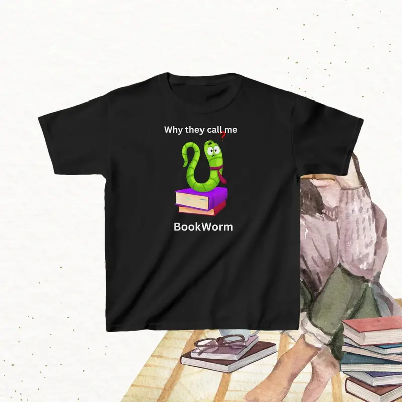 Purrfectly Bookish Kid Cotton Tshirt 3