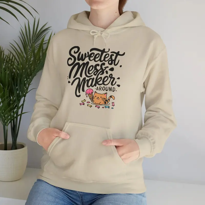 Purrfectly Pampered Unisex Heavy Cotton Hoodie 10