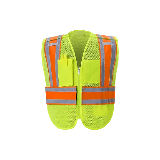 Pwb503or- Color Coded Orange Safety Vest 1