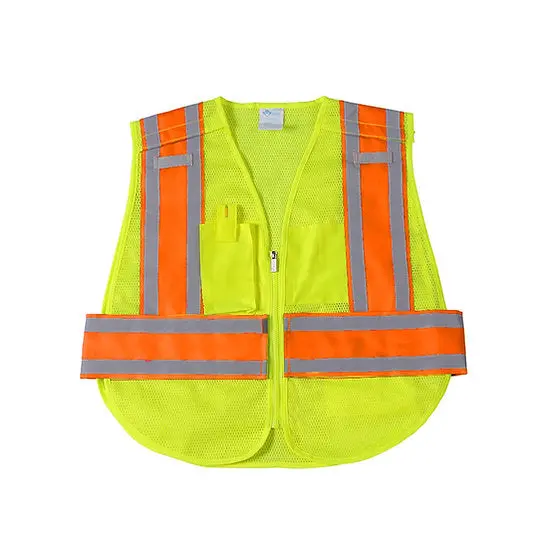 Pwb503or- Color Coded Orange Safety Vest 2