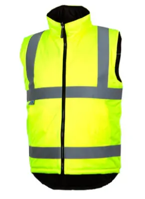 Pyramex Reversible Insulated Hi-Viz Vest #Rwvz45 4