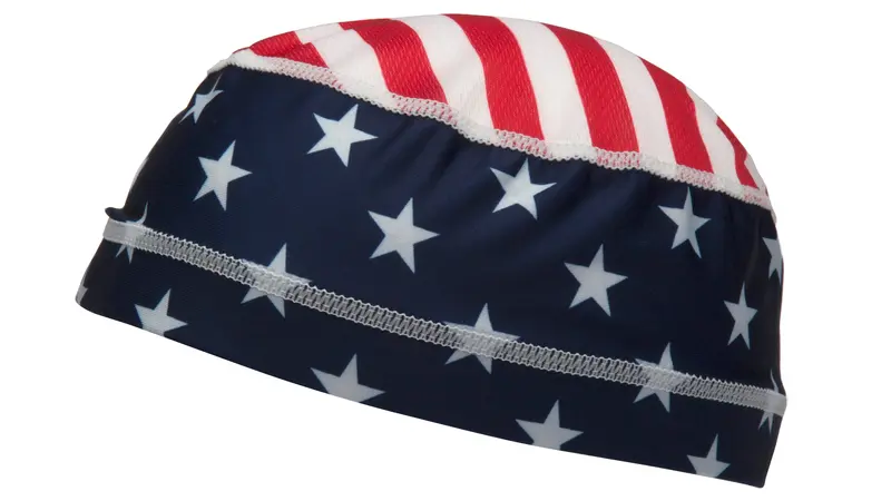 Pyramex Skull Cap Liner_American Flag 1