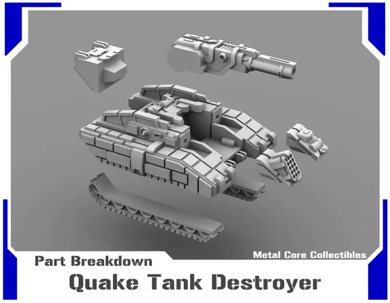 Quake Tank Destroyer- Assorted 01 2