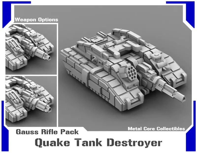 Quake Tank Destroyer- Gauss 1