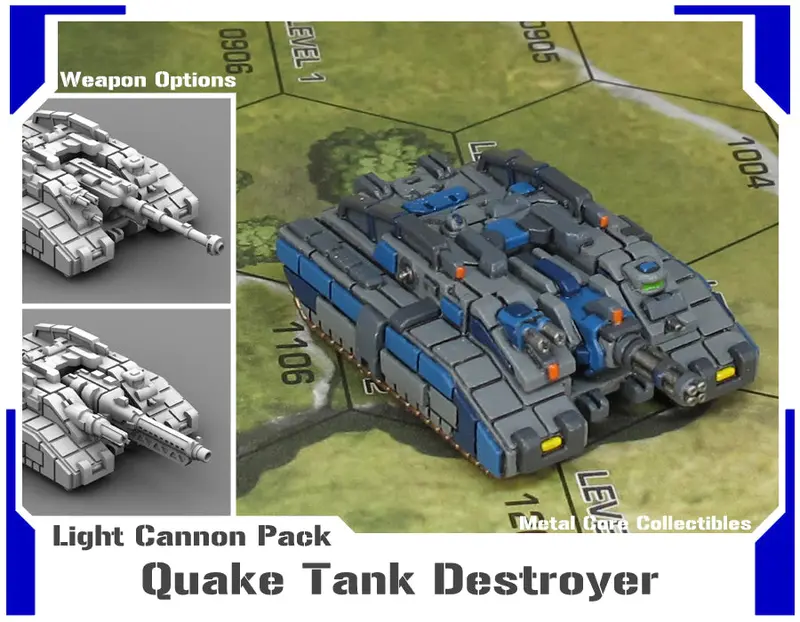 Quake Tank Destroyer- Light Cannon 1