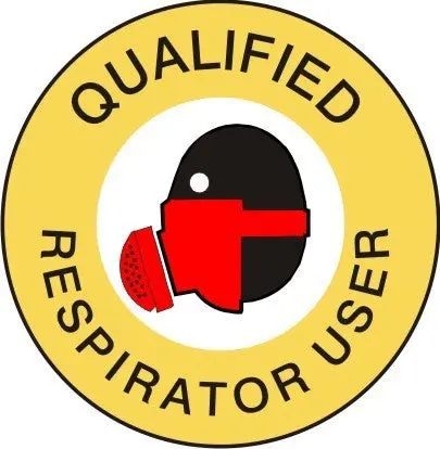 Qualified Respirator User Hard Hat Marker #Hm-139 1