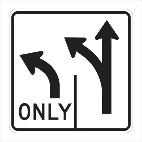 R3-8 Lane Control Sign 1