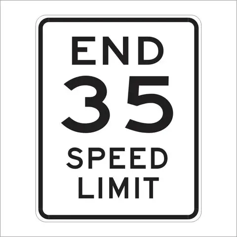 R3-Ca End 35 Speed Limit Sign 1