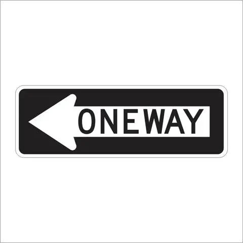 R6-1 One Way Sign 1