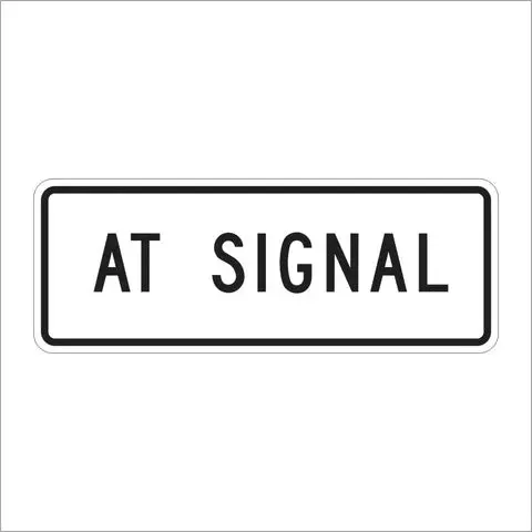 R73-9 (Ca) At Signal Sign 1