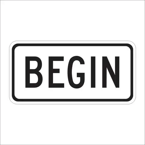 R81a (Ca) Begin Sign 1