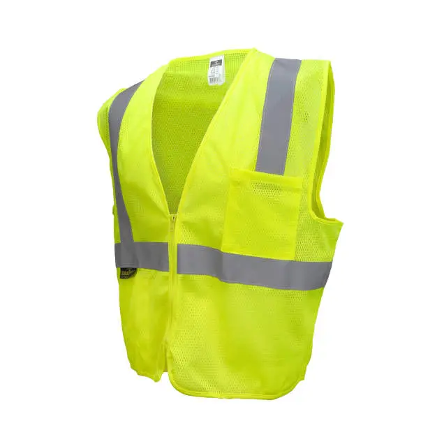 Radians Class 2 Vest Mesh W/ Zipper - Lime 1