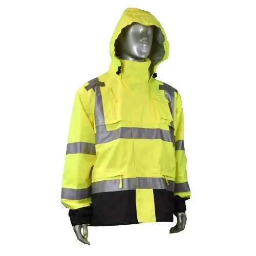 Radians Heavy Duty Rip Stop Waterproof Rain Jacket #Rw32-3Z1y 1