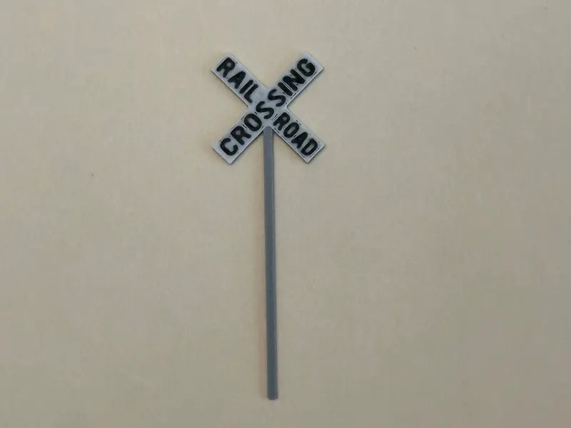 Railroad Crossbuck Modern 1